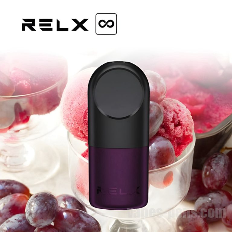 Relx Infinity Replacement Pod Cartridges Tangy Purple 650 Puff Vape